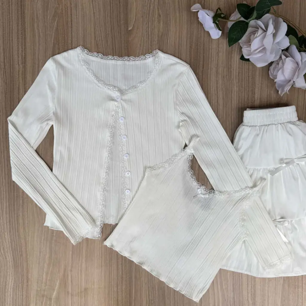303 CROP CAMI SET