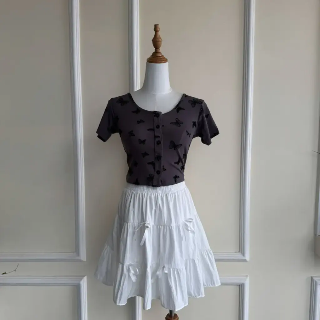 HB SS25-122 Butterfly Cardigan