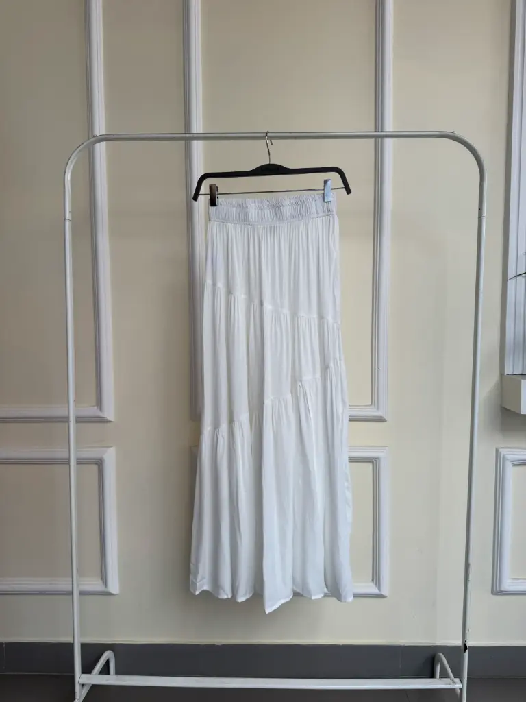 HB SS25-48 Asymetrical Maxi Skirt