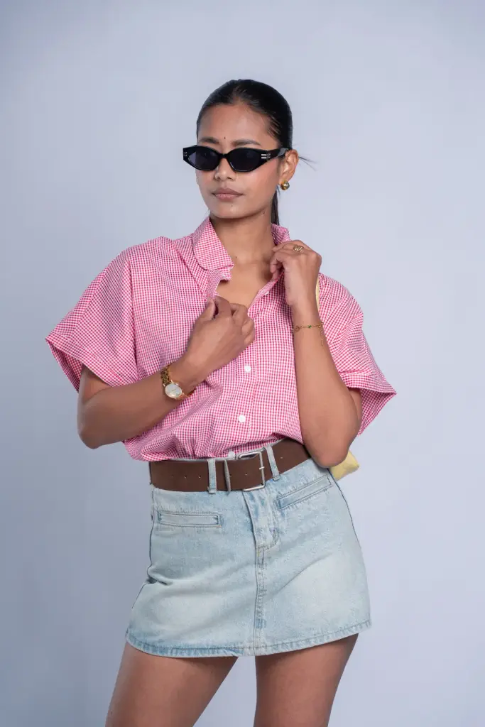 BMO SS25-38 CHECKERED SHIRT